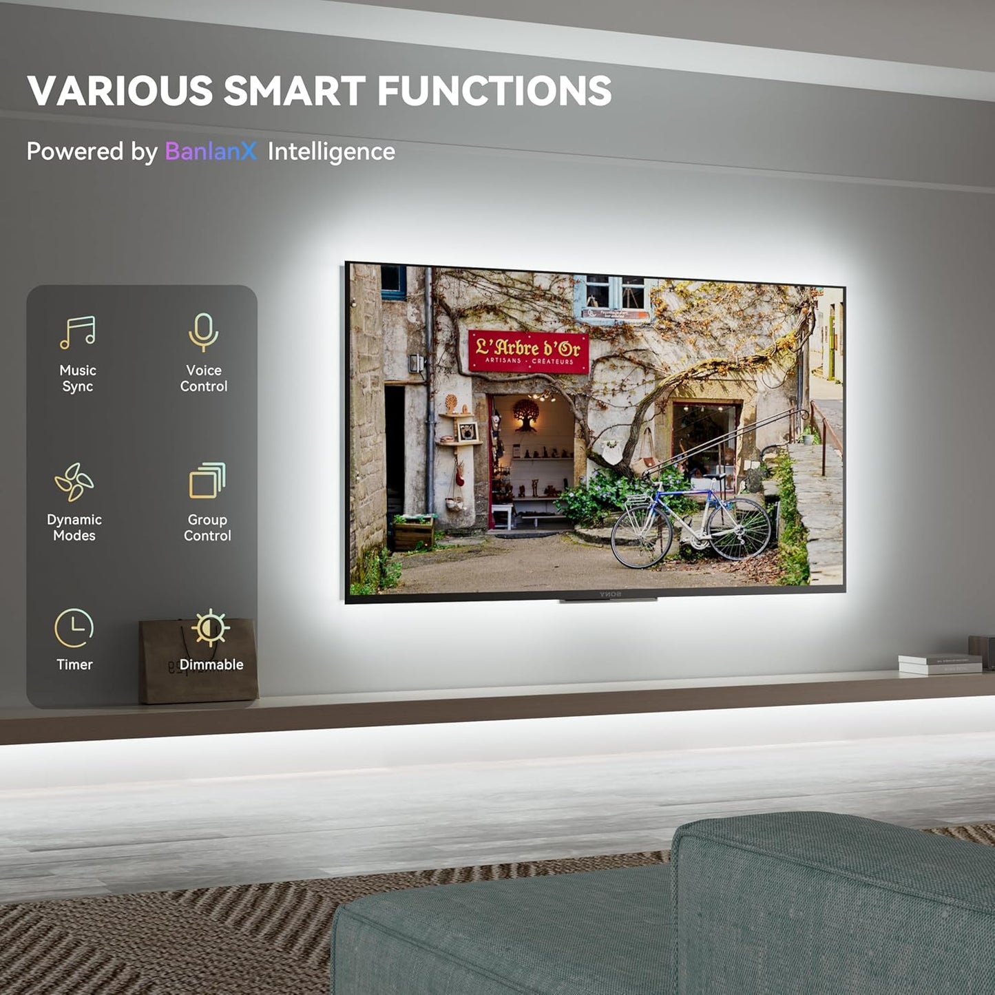 PAUTIX COB LED Strip Light 32.8ft/10m,Work with Alexa/Google Assistant,4800LEDs Dailylight White 6000K,CRI93+ Super Bright High Lumen,Dimmable 24V Flexible LED Tape Light,for Home&Office DIY Lighting