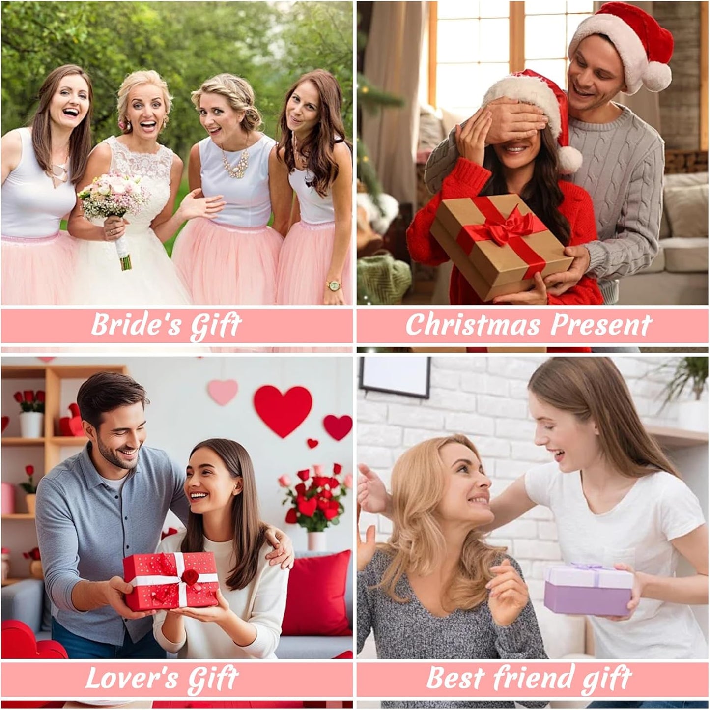 Jewelry Set for Women, Pearl Necklace Dangle Earrings Set Allergy Free Wedding Party Jewelry for Bridal Bridesmaid