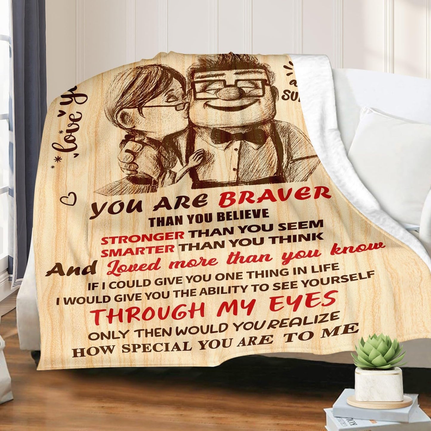 Gifts for Husband Christmas - Husband Birthday Gift from Wife - Anniversary Wedding Gifts for Men Him Husbands - Romantic I Love You & Valentines Day Gifts for Him - To My Husbands Blanket 50"x60"