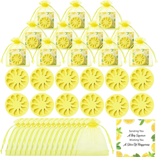 50 Set Lemon Soap Party Favors Bridal Shower Favors Lemon Shaped Soap Big Squeeze Wedding Gifts with Card and Yellow Bag for Bridal Party Baby Shower Decorations