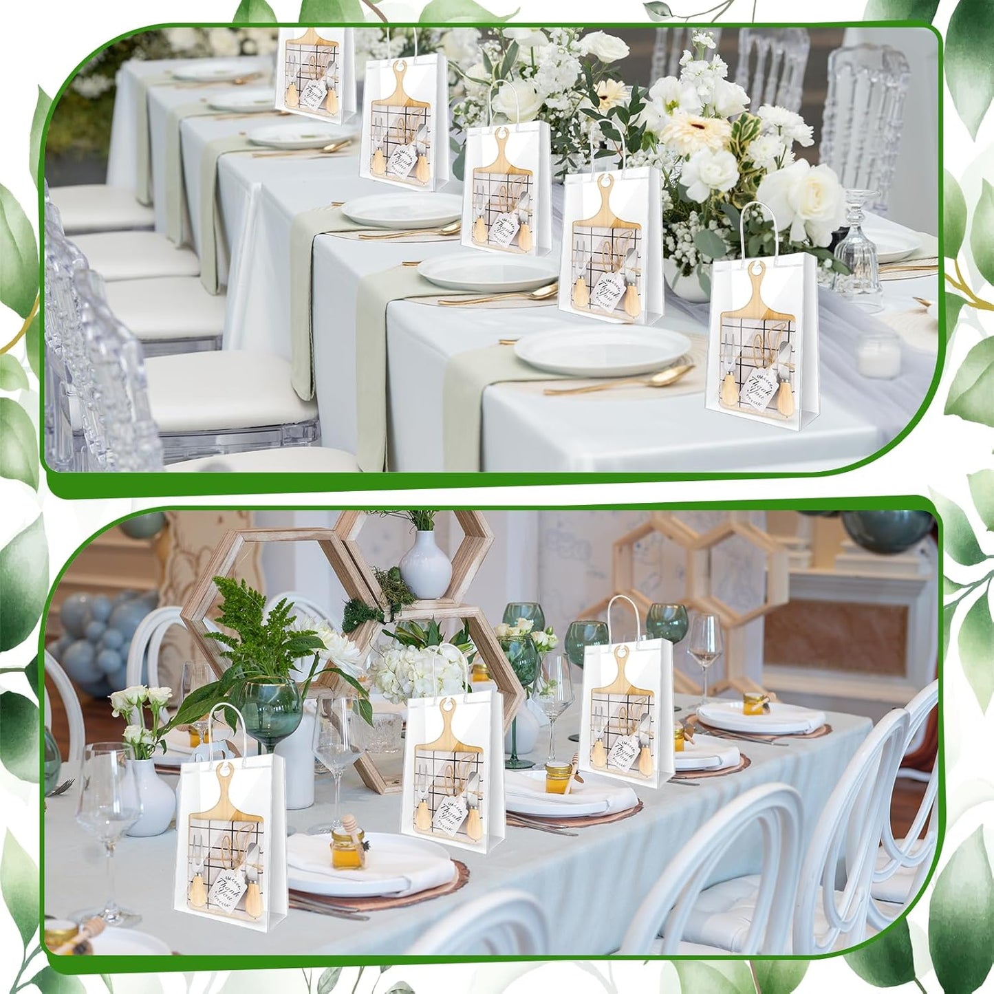 37 Pcs Baby Shower Game Prizes for Winners 6 Sets Baby Shower Prizes for Game Player with Bamboo Cheese Board Oak Cutlery Placemats Tags Bags