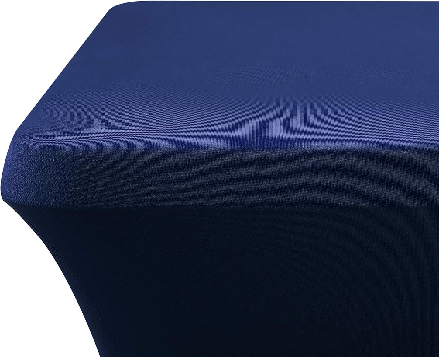 LZY Spandex Fitted Stretch Table Cover for 4ft or 6ft or 8ft Folding Table, Rectangular Cocktail Tablecloth, Perfect for Party or Banquet