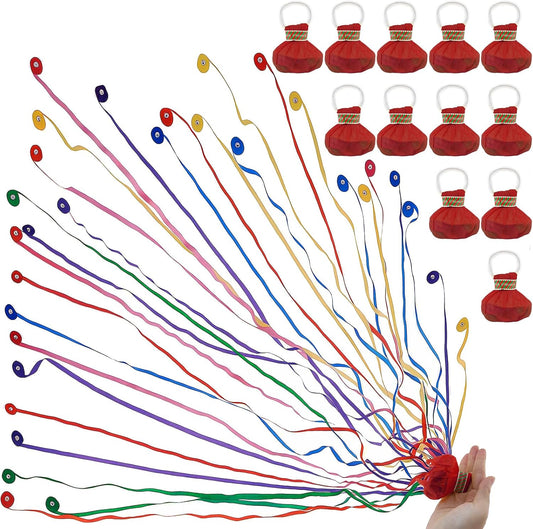 12 pcs Confetti Popper Hand Throw Streamers, No Mess Colorful Streamer Poppers, for Baby Shower, Party Celebrations, Wedding, Birthday (Red)