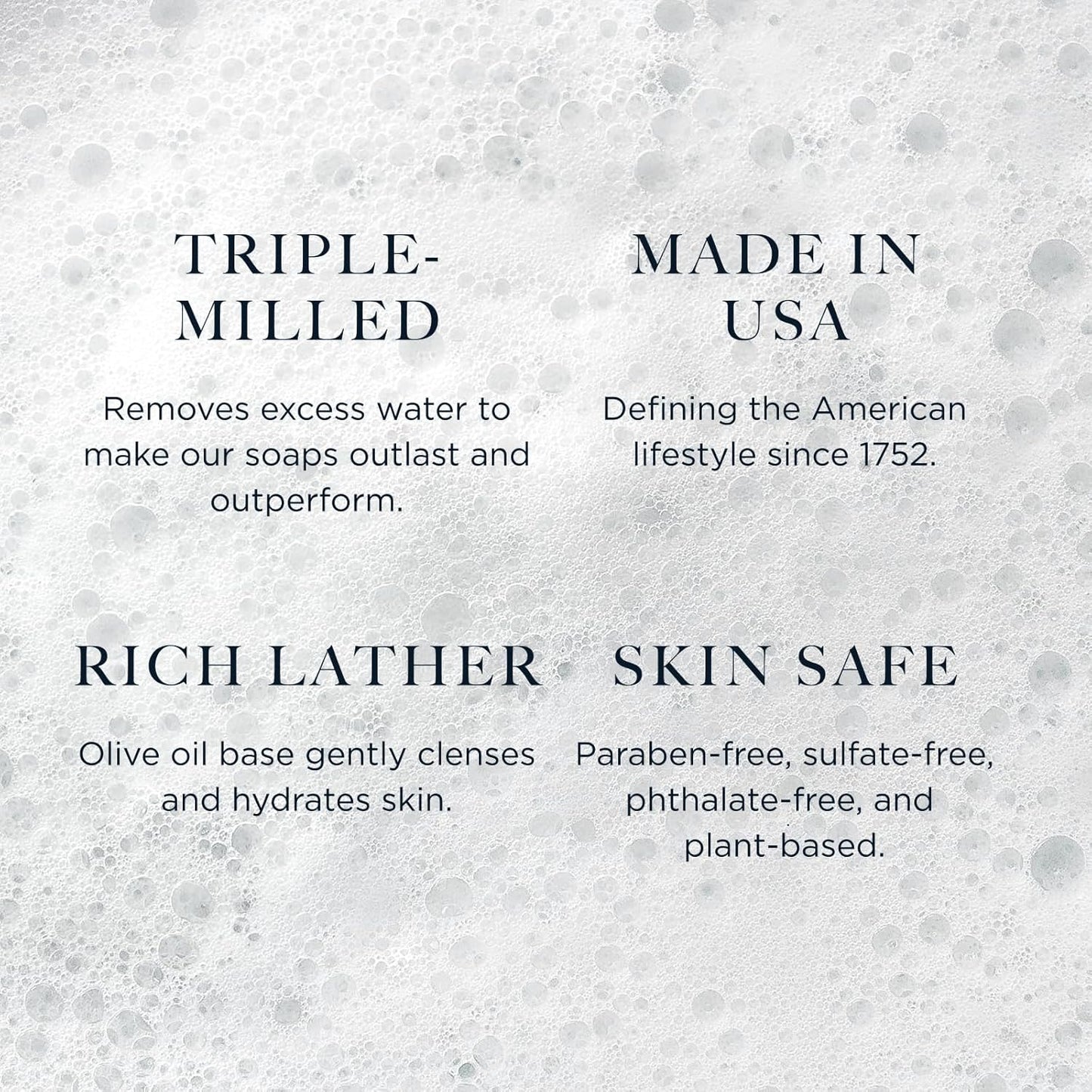 Caswell-Massey Men’s Bar Soap Gift Set – Newport, Oaire & Greenbriar – Moisturizing Triple-Milled Body Wash Bars for All Skin Types, Plant-Based & Essential Oils Formula, Made in USA, 3 x 5.8 oz