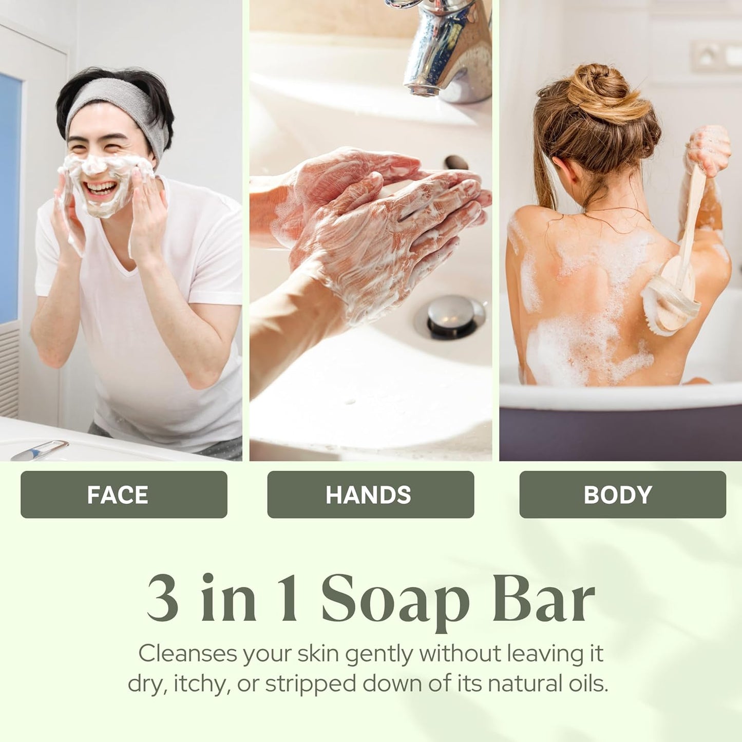 Wavertree & London French Pear Scented Natural Soap (2 Bars), 7oz Moisturizing French Triple Milled Soap Bars enriched with shea butter - Pure Plant Based Bath & Body Bars for All Skin Types