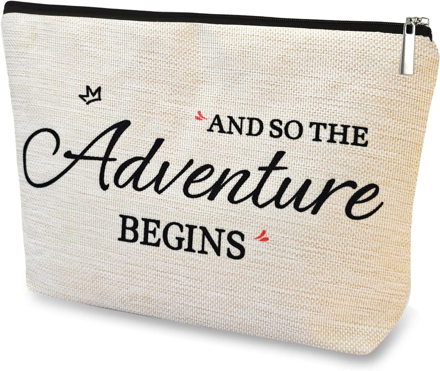 DJOLY Bridal Shower Gifts for Bride To Be 2025 Makeup Bag, Bridal Shower Decorations, Wedding Engagement Gifts Bachelorette Party Accessories for Women, Small Cosmetic Travel Zipper Pouch