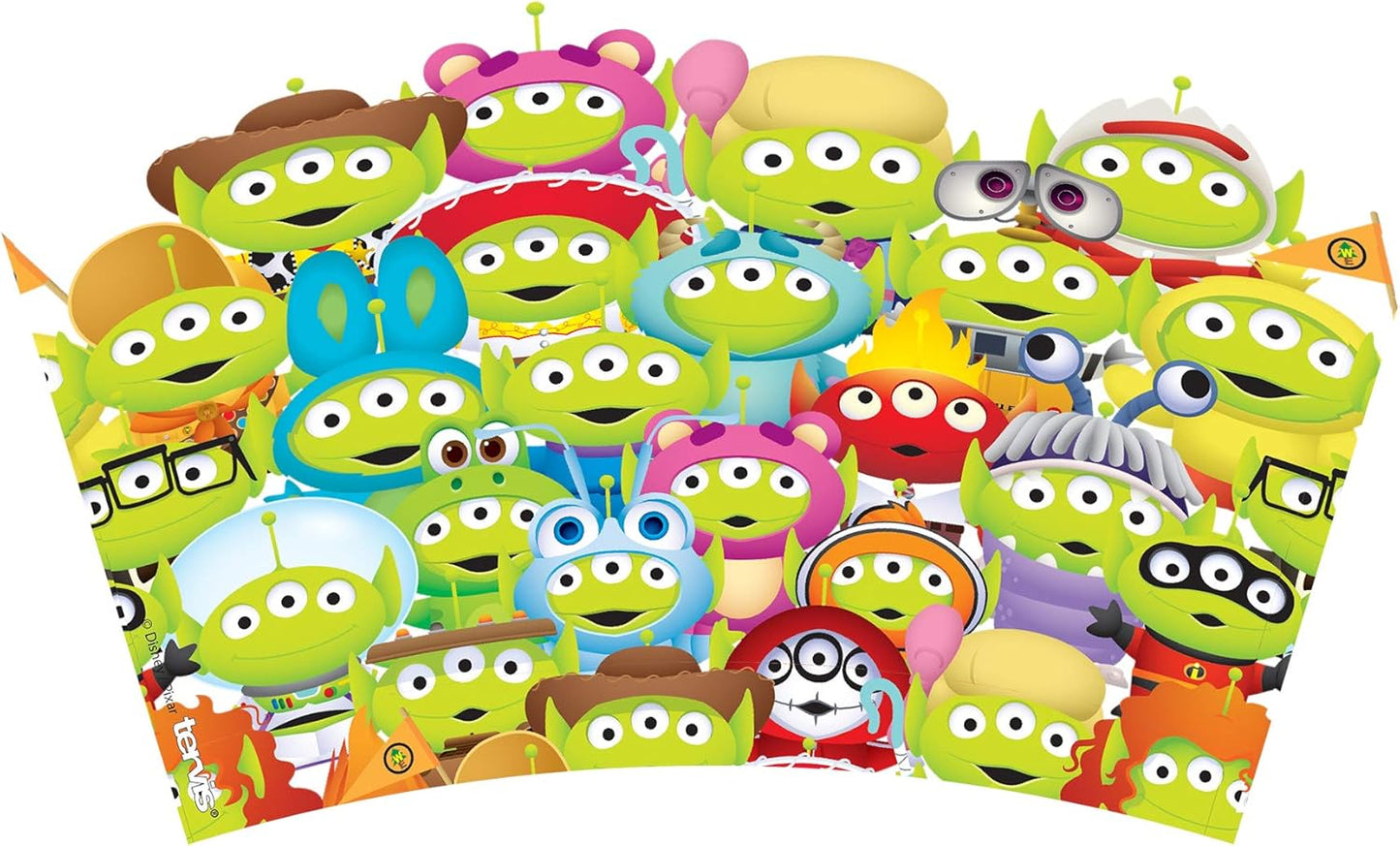 Tervis Disney Pixar Toy Story Alien Made in USA Double Walled Insulated Tumbler Travel Cup Keeps Drinks Cold & Hot, 24oz, Classic