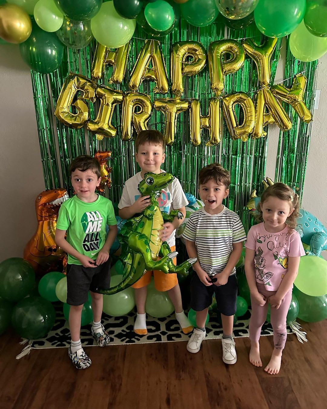 Gold Happy Birthday Balloon Banner, 16 Inch Foil Mylar Happy Birthday Balloons Letters, Reusable Gold Happy Birthday Sign, Golden Birthday Decorations for Women, Men, Boys and Girls