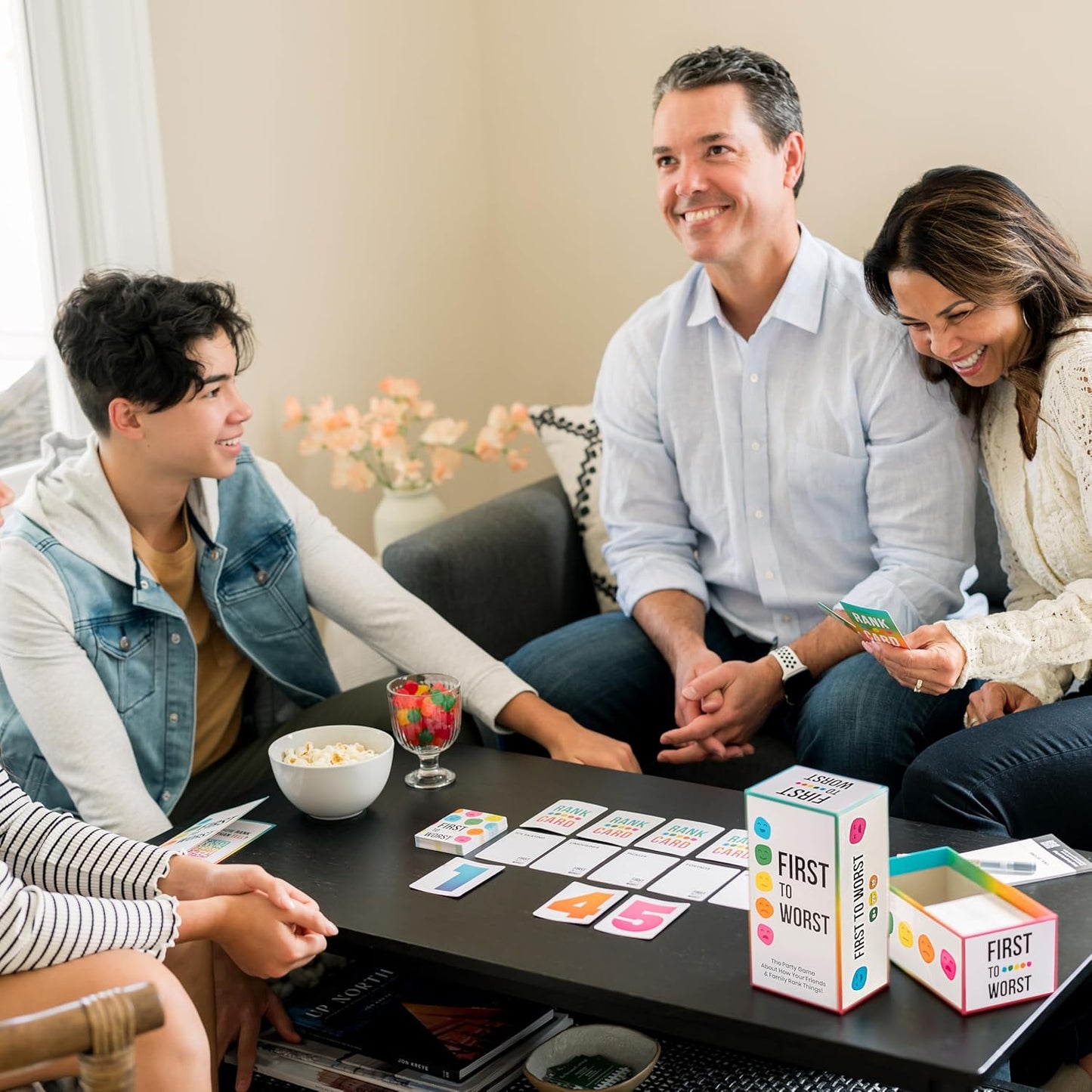 Party Game - The Card Game About How Your Friends and Family Rank Things, Stocking Stuffers and Board Games Night with Friends with Polarizing Priorities