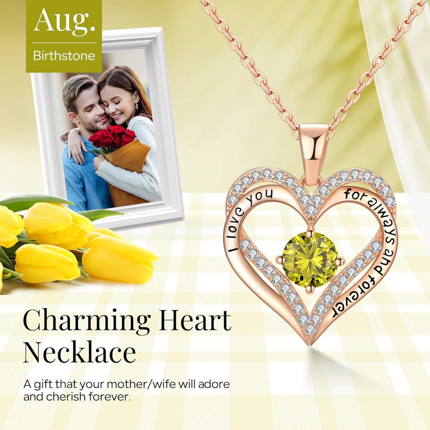 18K Rose Gold Necklaces for Women Birthday Gifts for Women Jewelry for Women Birthday Gifts for Wife Girlfriend Daughter Wife Birthday Gifts for Anniversary Mothers Day Christmas Valentines Gifts