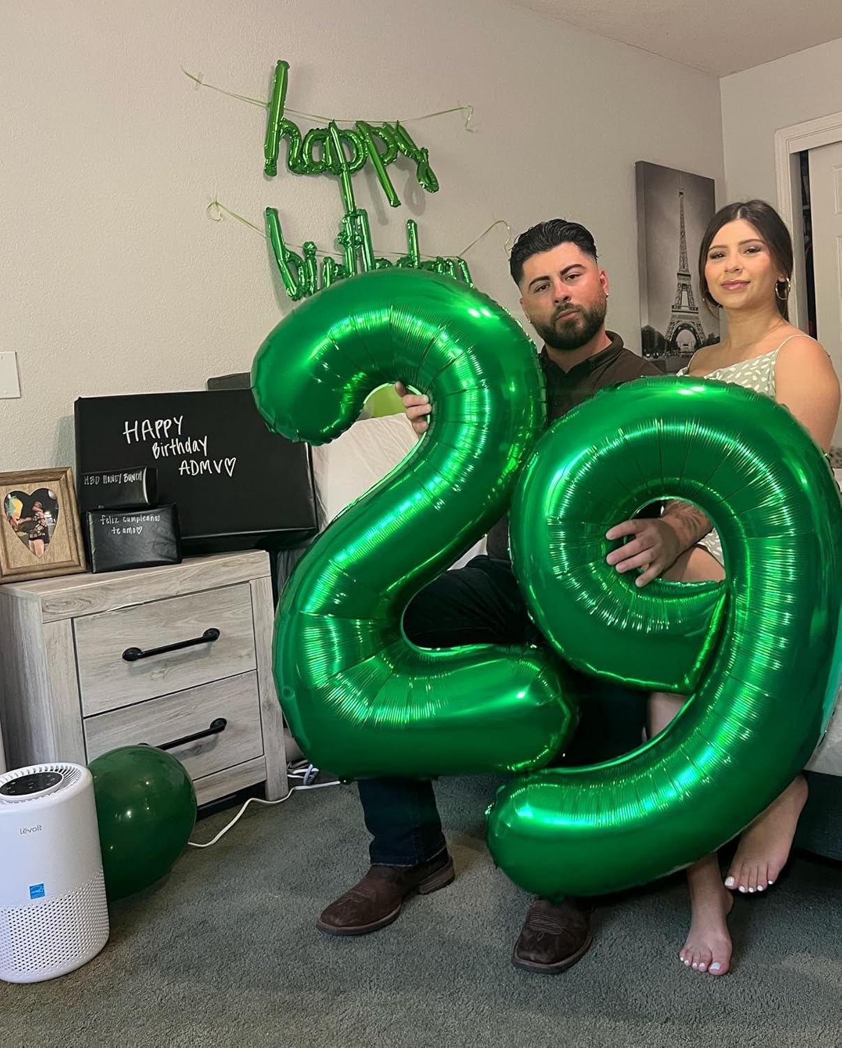 Green 9 Balloon, Number Balloons 40 Inch, 9th Giant Birthday Decorations for Boys Girls, 19th 29th Green Party Decorations Supplies, Number 9 Balloon, Games Theme Birthday Decorations