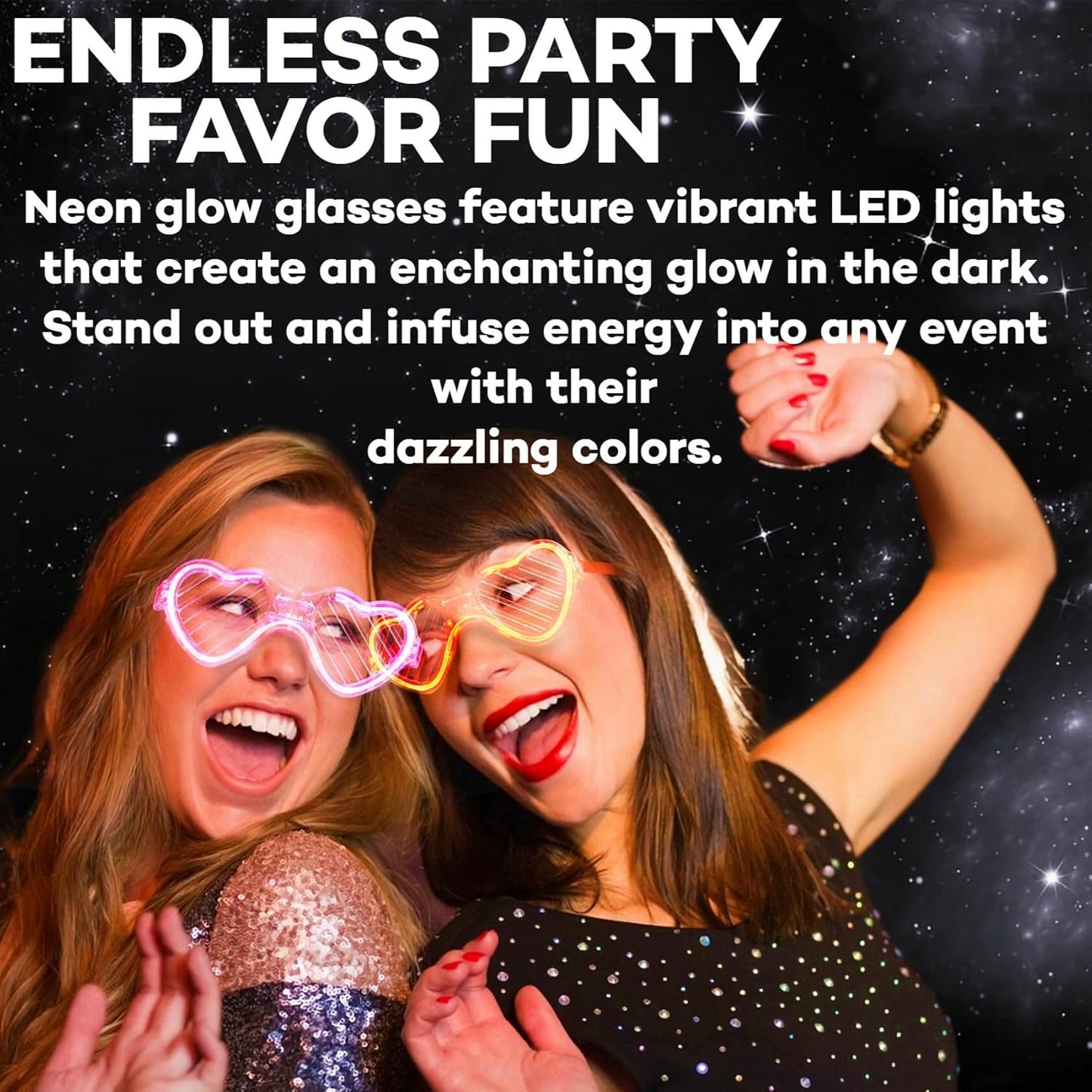 Fsmiling 24 Pack Light Up Glasses Adults Led Glasses Glow In The Dark Party Supplies for Adults Party Favor