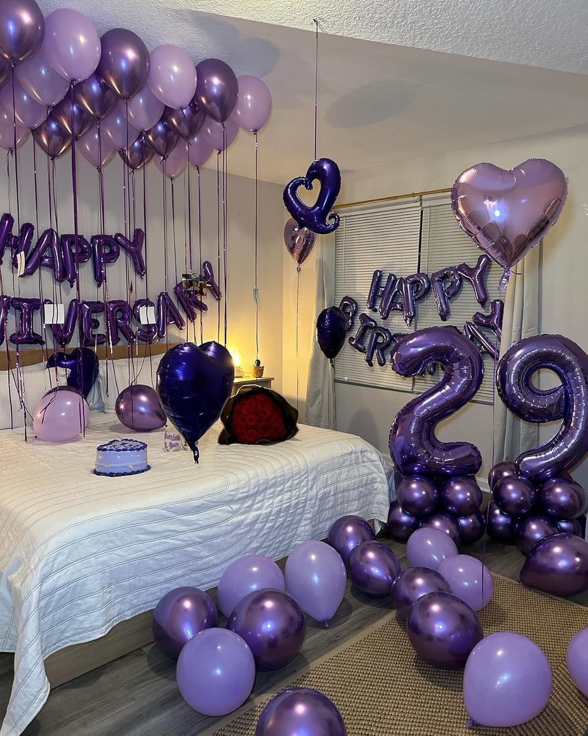 Purple 8 Balloon, Number Balloon 40 Inch, Purple Birthday Decorations, 8 18 28 38 80 Birthday Balloons, 8th Purple Party Supplies, Number 8 Balloon