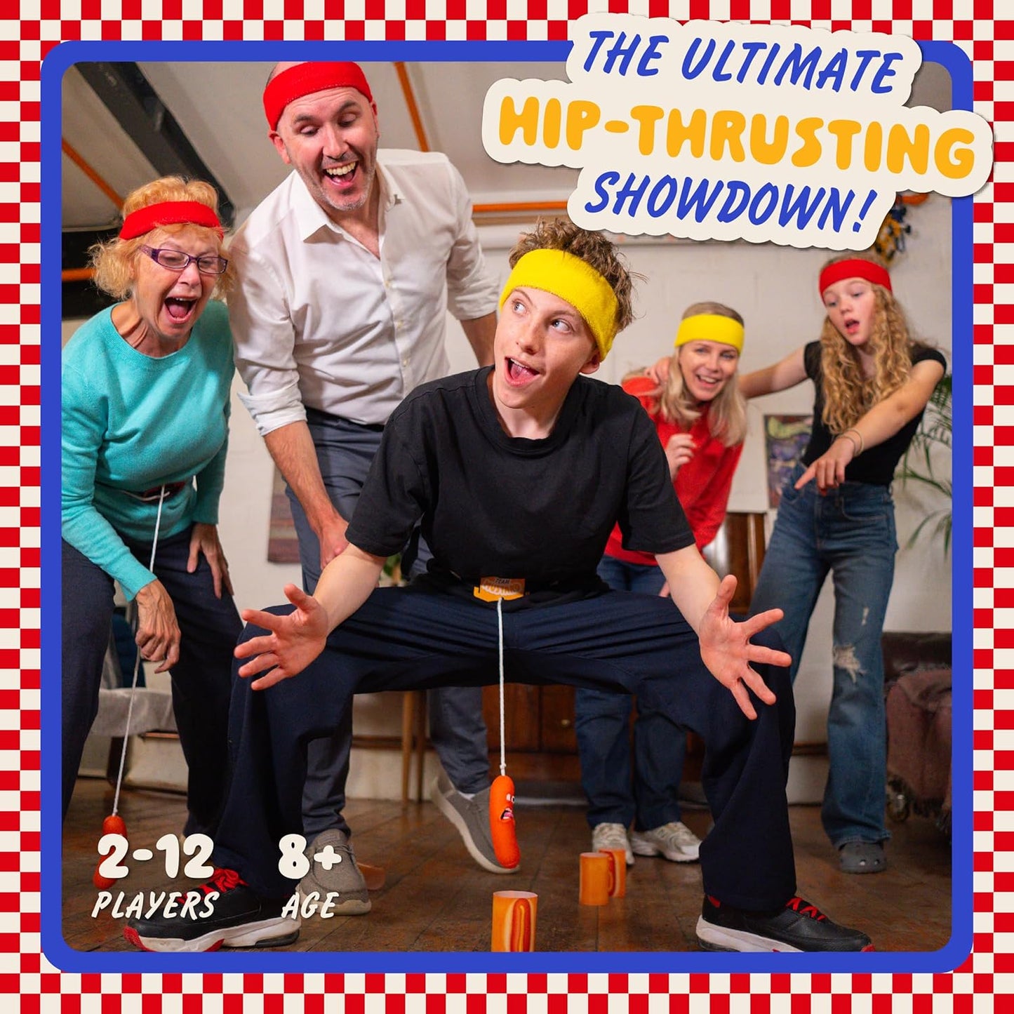 Lucky Egg Swing Your Sausage - Fun Family Party Games for Groups - Indoor Games for Adults and Kids - Perfect for Family Gatherings, Birthdays, and Christmas Party Games for Adults Game Night