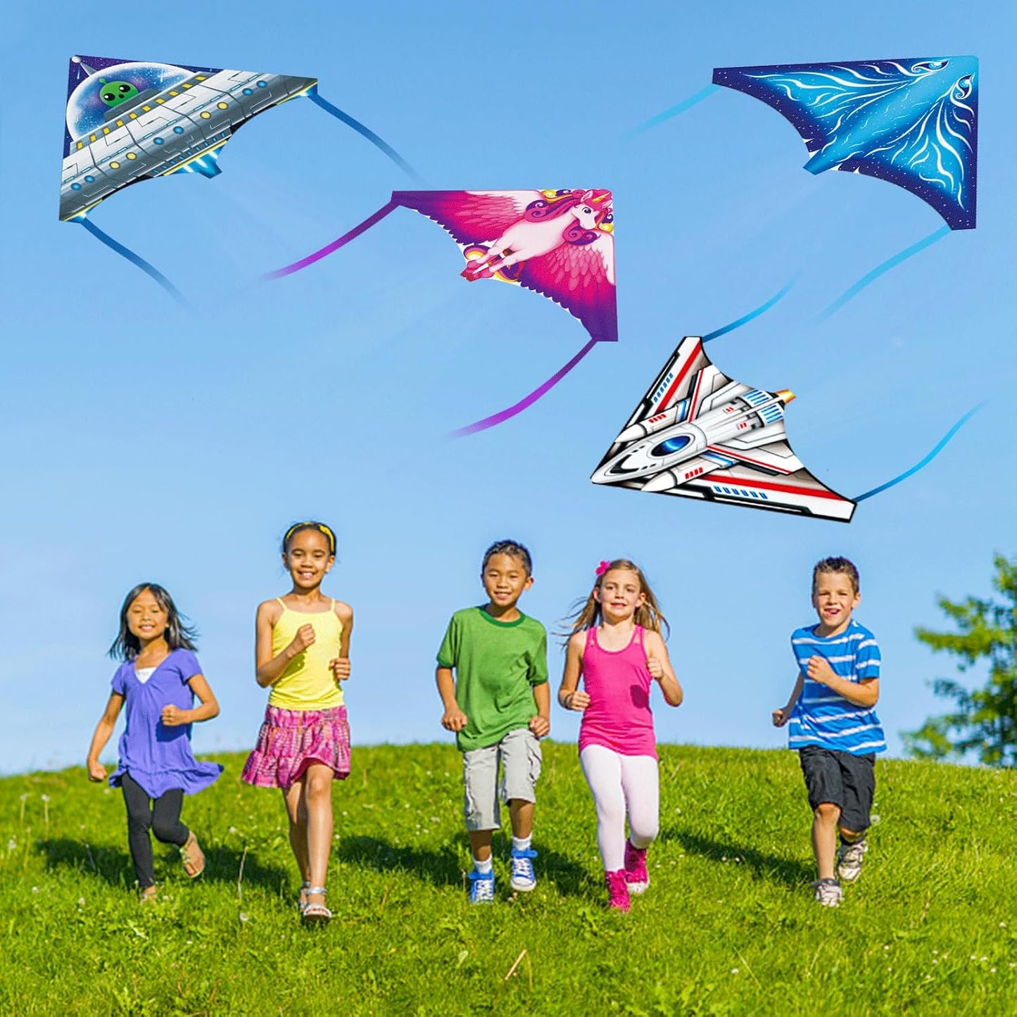 Mini Kites for Kids,Finger Launcher Kites Easy to Fly,Party Favors for Kids 4-8-12 Outdoor Toys Beach Games,Treasure Box Toys for Classroom Prizes Mini Kite Bulk