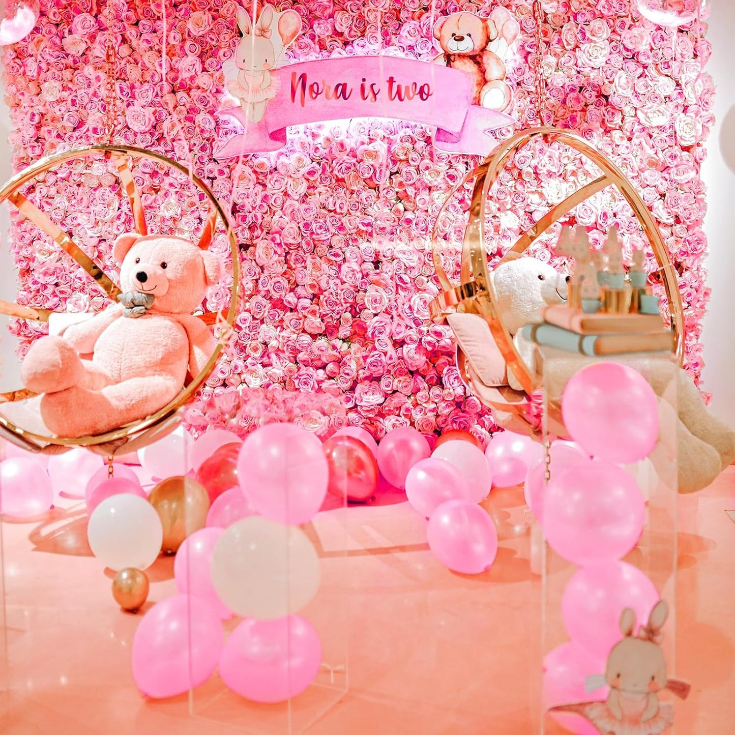 120 Pack Pearl Pink Balloons, Bright 12 inch Royal Pink Latex Party Balloons for Birthday Wedding Baby Shower Halloween.