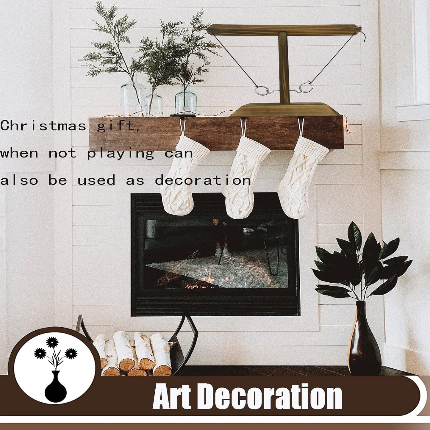 Board Games for Indoor/Outdoor Family & Party Fun - Ring Toss Game Set with Easy Assembly, Perfect for Halloween Games, Thanksgiving, Christmas Parties & White Elephant Exchanges - Portable Design