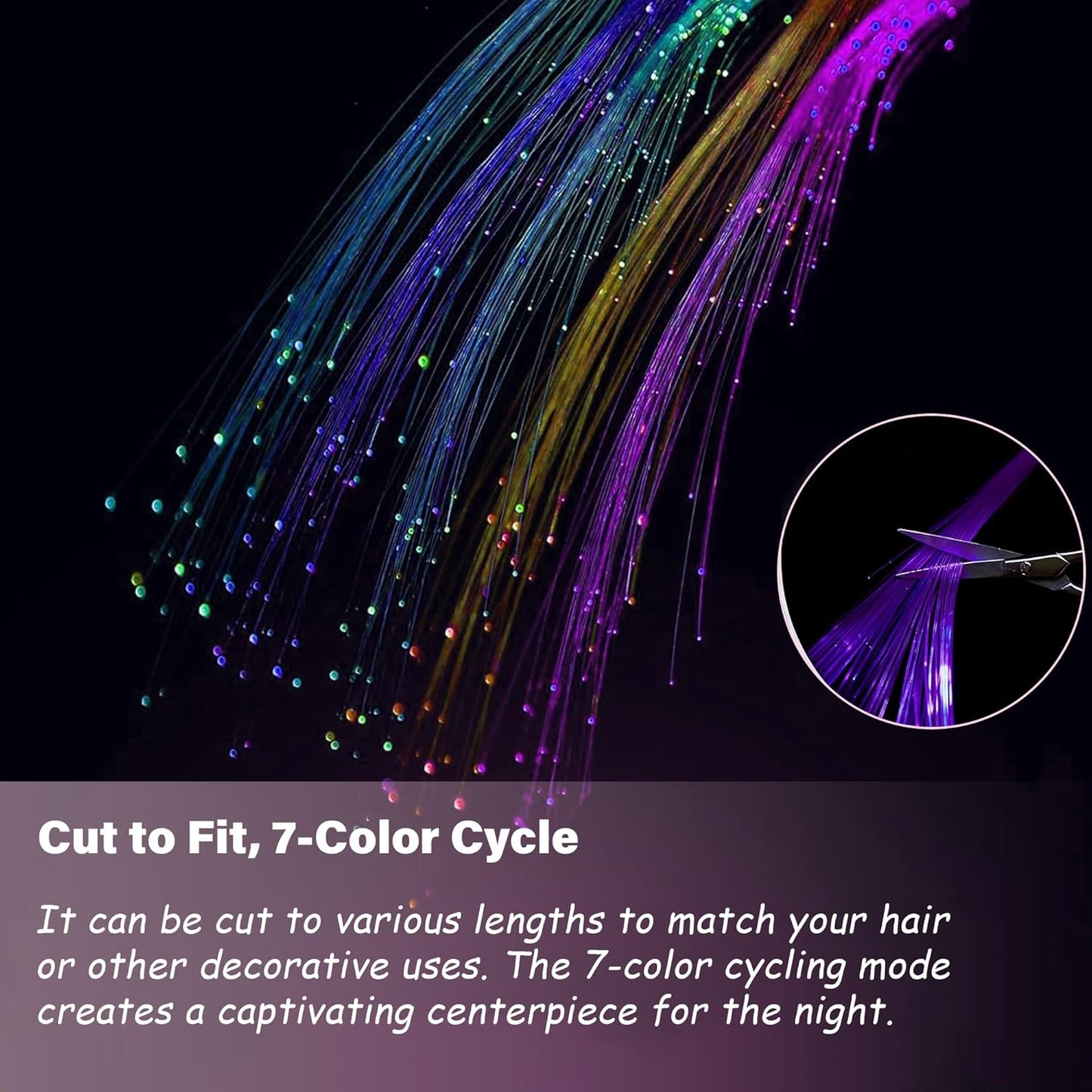 10 Pack Light Up Hair Accessories Braid, Glow in the Dark Party Supplies Favors for Women Girl, Light Up Braid Extension Clips Neon Rave Party Festival Accessories