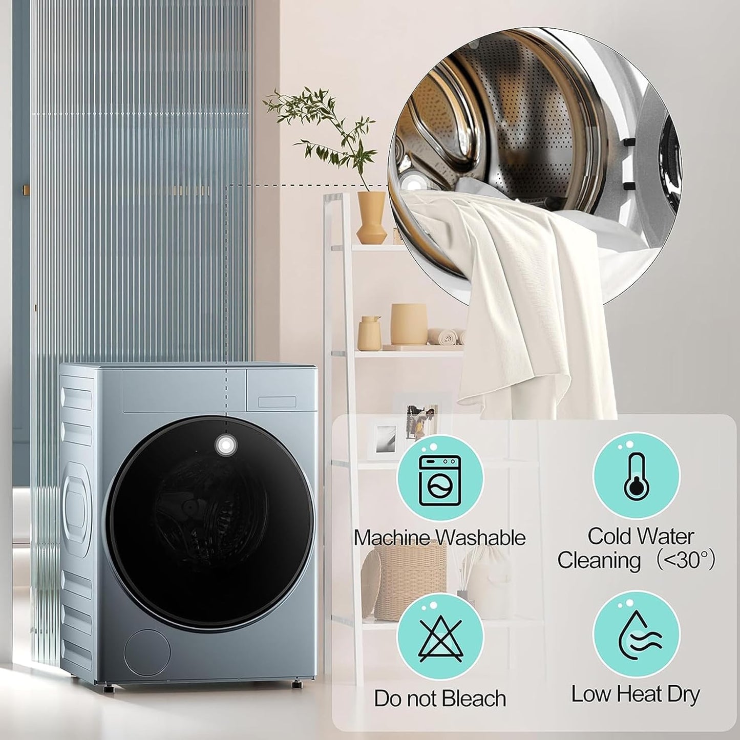 4 Pack Spandex Ivory Tablecloths for 8 Foot Rectangle Tables, Wrinkle Free Stretchy Table Clothes 8 ft Fitted Tablecover Desk Skirt for Parties Weddings Birthday Banquet Baby Shower