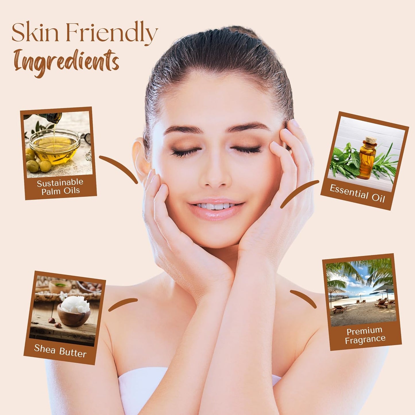 Wavertree & London Havana Scented Natural Soap (2 Bars), 7oz Moisturizing French Triple Milled Soap Bars enriched with shea butter - Pure Plant Based Bath & Body Bars for All Skin Types