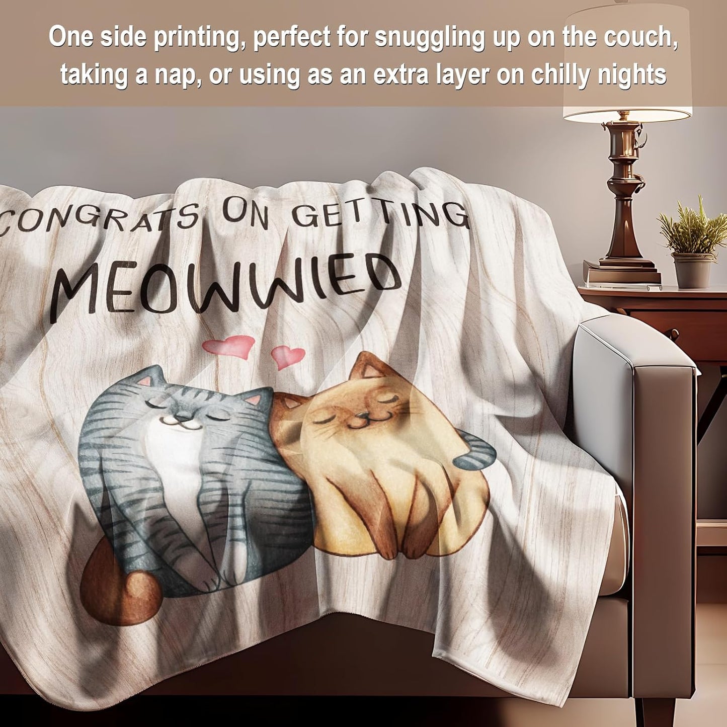 Wedding Gifts for Couples, 2025 Bridal Shower Gift, Funny Wedding Gifts for Newlyweds, Couples Personalized Engagement Presents for Bride to Be Married Favors Blanket