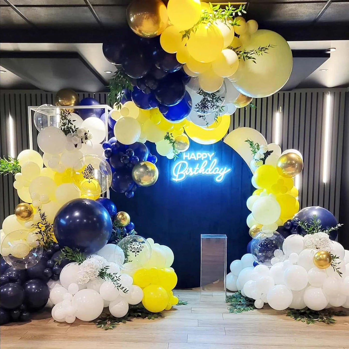 KALOR 12 Inch Yellow Balloons, 50 Pcs Latex Helium Balloons for Kid's Birthday Party, Baby Shower, Wedding, Graduate Party Decorations