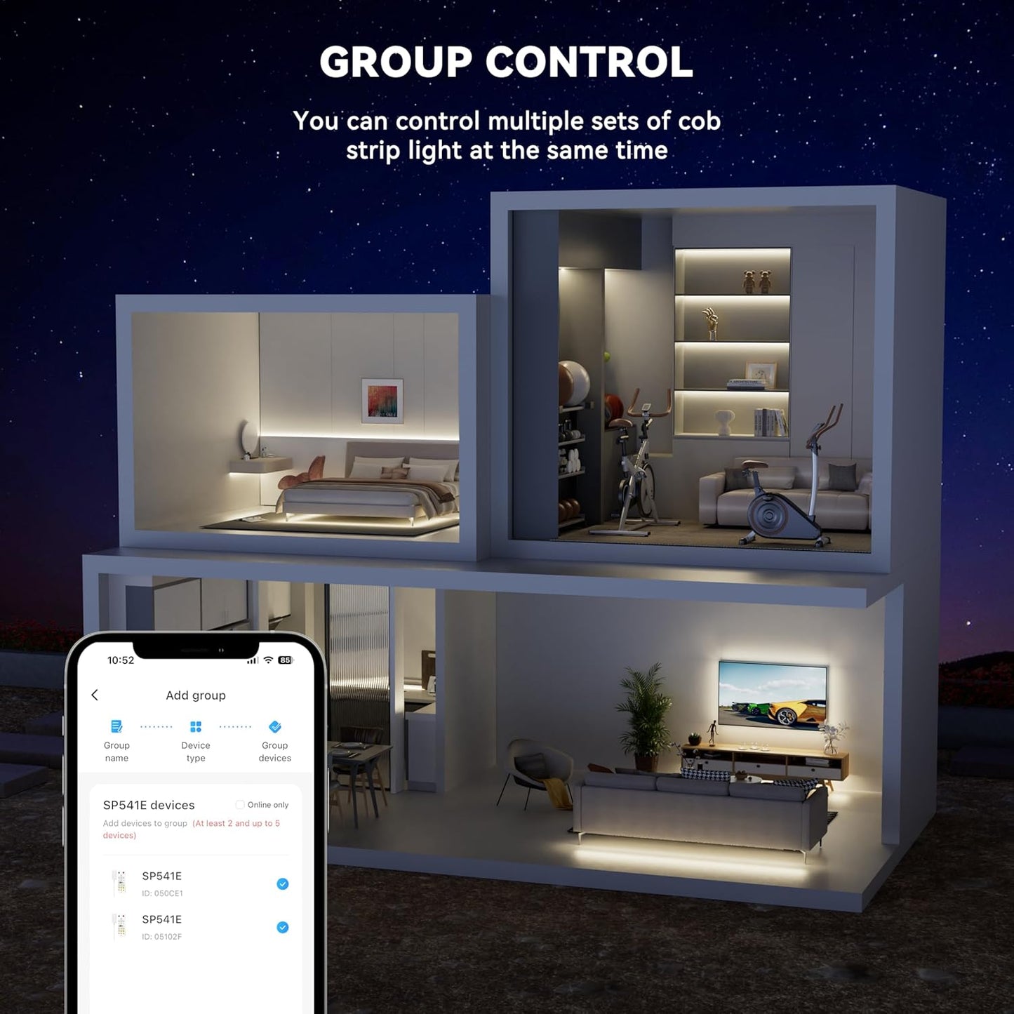 PAUTIX COB LED Strip Light 32.8ft/10m 4800LEDs Nature White 4000K,CRI93+ Super Bright High Lumen,Dimmable 24V Flexible LED Tape Light,Work with Alexa/Google Assistant,for Home&Office DIY Lighting