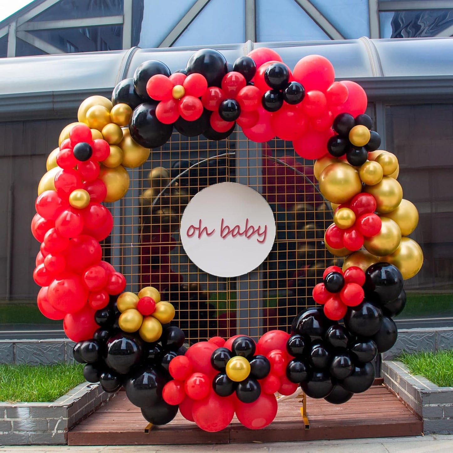 KAWKALSH 200pcs Black Balloons 5 Inch, Small Mini Latex Balloons for Party Birthday Baby Shower Anniversary Festival Arch Garland Decoration