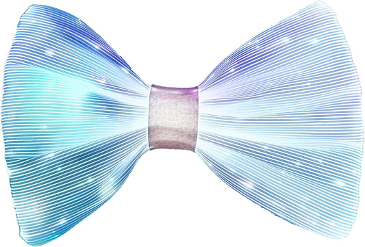 LED Light Up Bow Tie Wireless for Men - Flashing Fiber Optic Bowtie Glow in the Dark for Party Halloween Christmas