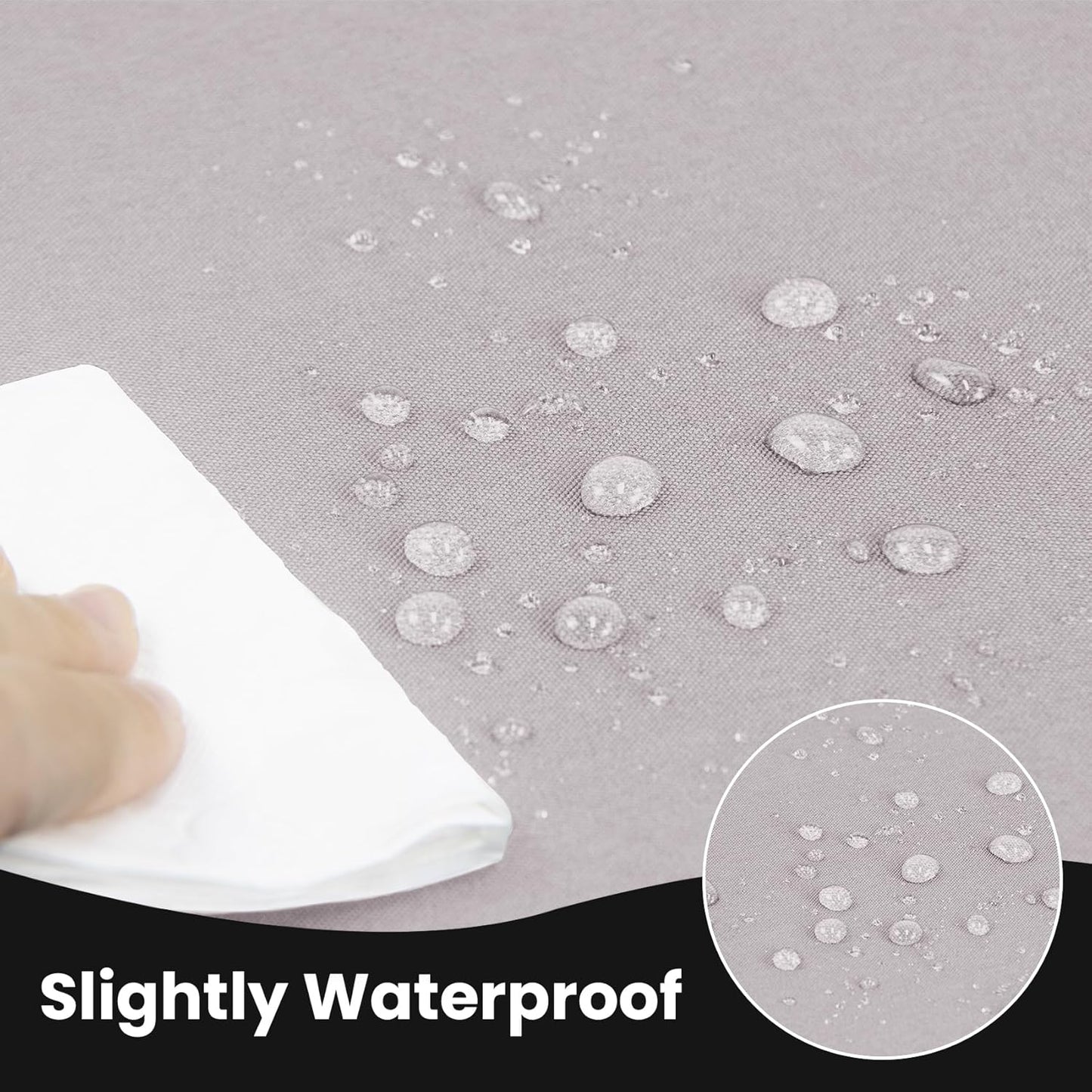 Ascoza 2 Pack Fitted Tablecloth for 6 Foot Rectangle 72 x 30 Inch Silver Table Covers Water Resistant Polyester Cloth for Folding, Parties,Display, Trade Show (Silver)