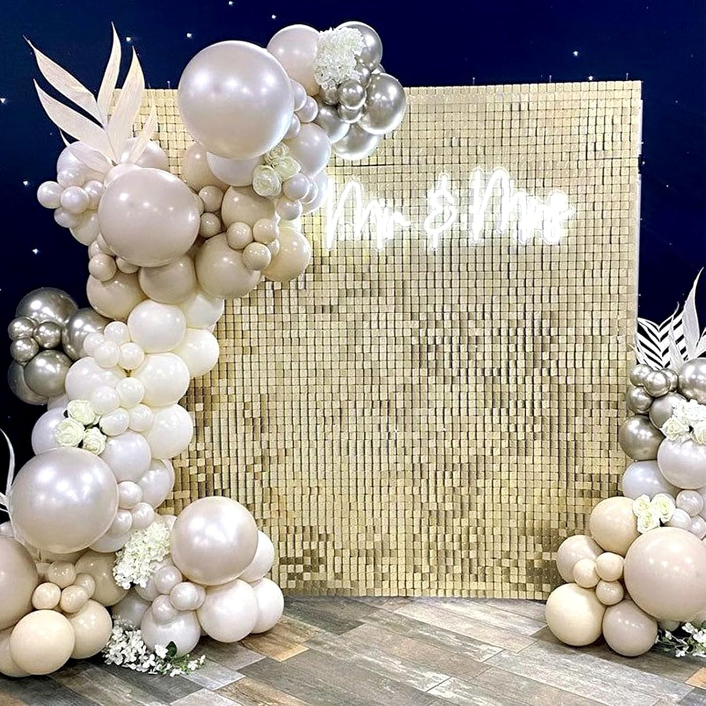 RUBFAC 120pcs Pearl White Balloons 12 Inches White Balloons, Bright Color Latex Party Ballons for Birthday Baby Shower Wedding Party Supplies Garland Arch Decoration