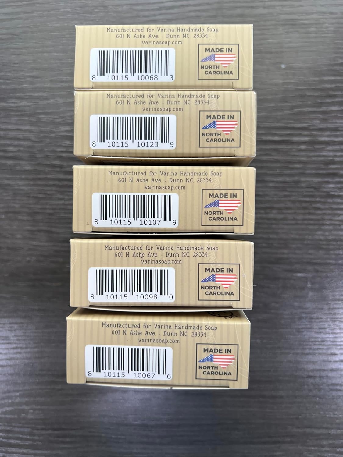 Organic Charcoal Variety Bar Soap - Gentle Cleansing for Sensitive Skin, Herbal and Mint - 5 Pack