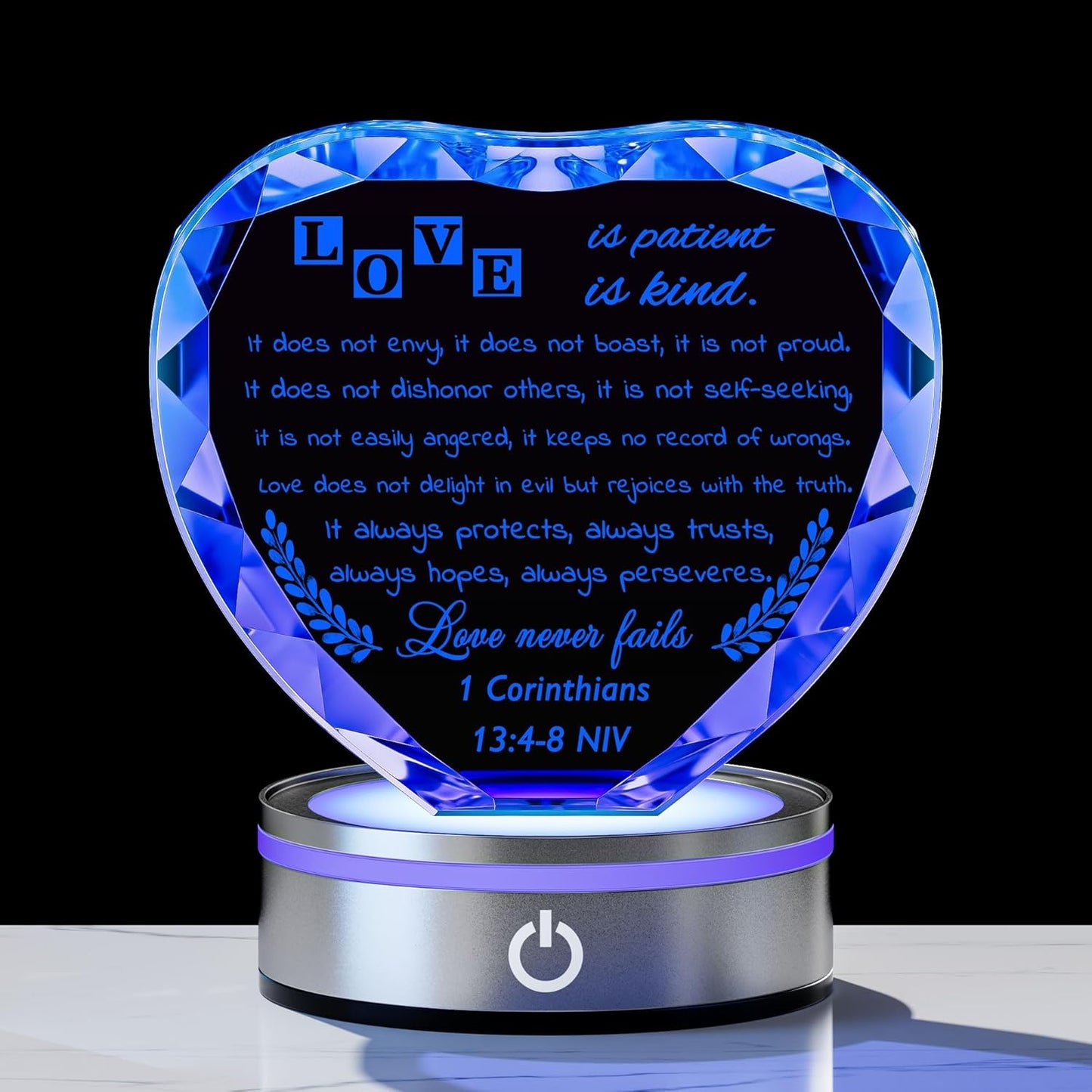 Qianwei Wedding Gifts for Couples Unique 2025 - Happy Anniversary Marriage Gift Crystal Keepsake - Engagement Gifts Bridal Shower Gifts for Bride and Groom Engagement Newlywed Mr and Mrs Gifts