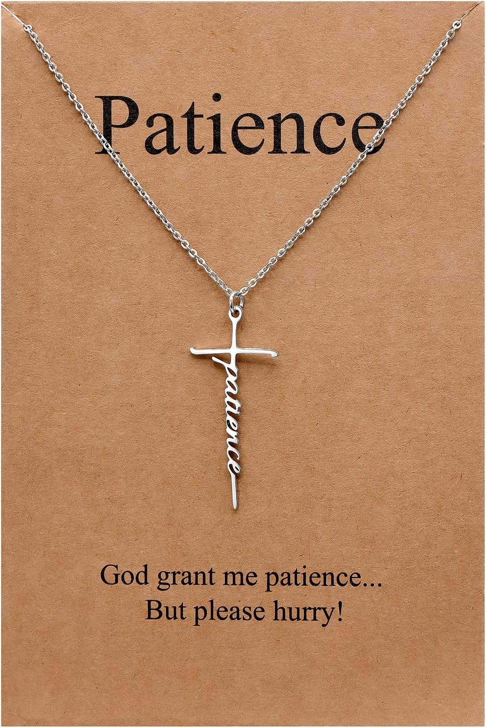 Lcherry Faith Cross Pendant Necklace for Women Religious Christian Jewelry Mother's Day Gifts for Women