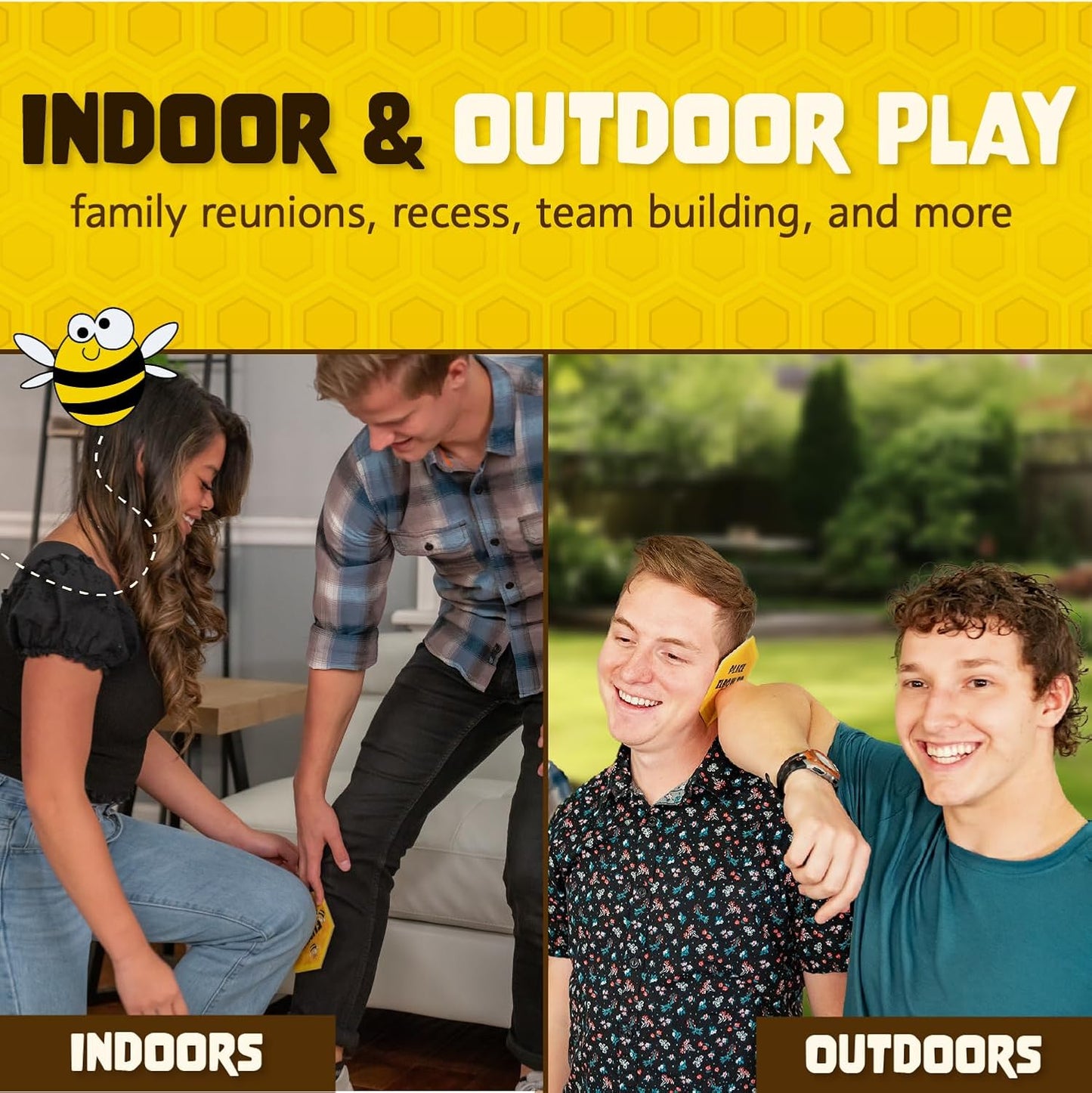 Squirrel Products Funny Hunny, The Zany Physical Challenge Party Game for Adults or Kids, Stretch & Twist Your Body to Collect Cards and Win