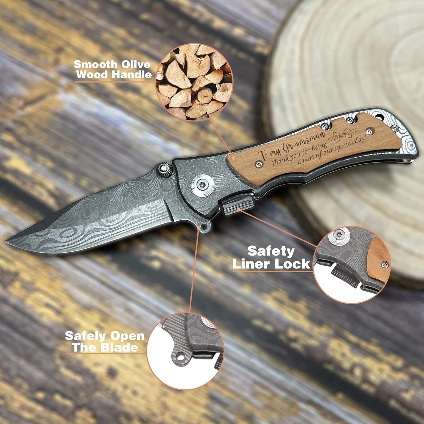 XJF Groomsmen Proposal Gifts, Wedding Gift for Groomsmen, Birthday gift for Groomsmen, Best Man Gift for Groomsman