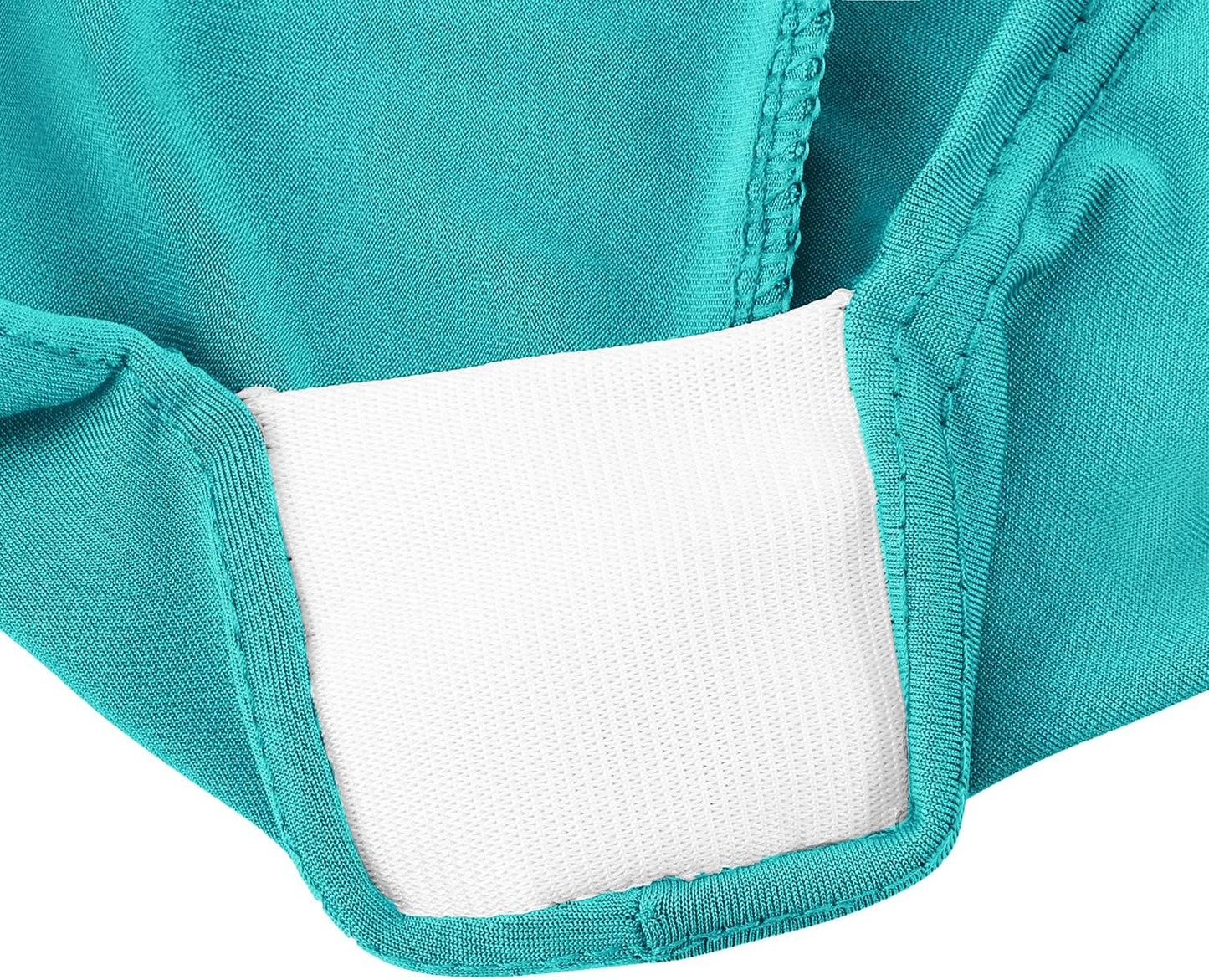 LZY Spandex Table Covers 6 Feet, Stretch/Fitted Table Covers for 6 Feet Folding Table, Rectangular Spandex Table Cloths for Wedding Party or Event (6FT-2PCS, Turquoise)