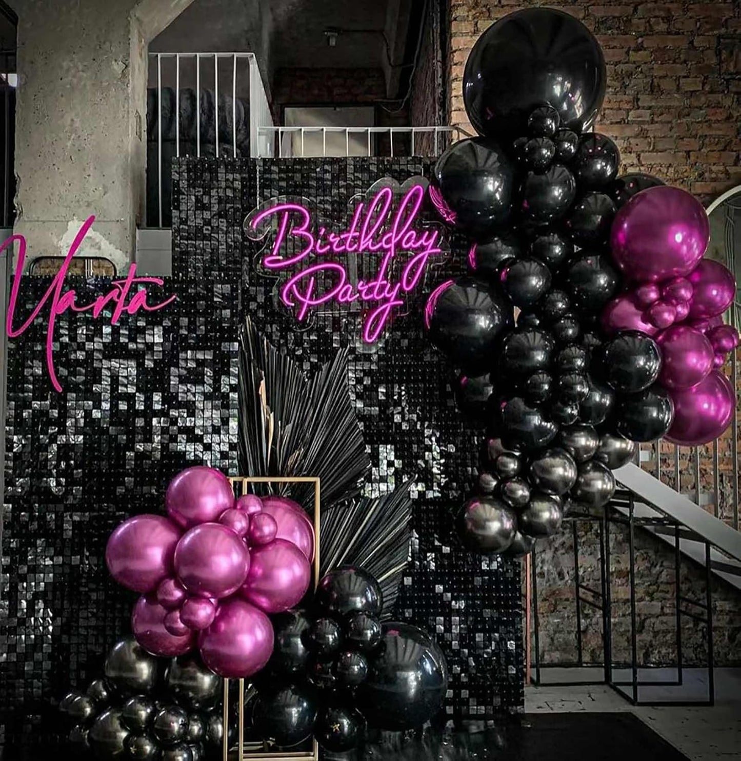 KALOR 12 Inch Black Balloons, 50 Pcs Latex Helium Balloons for Kid's Birthday Party, Baby Shower, Wedding, Graduate Party Decorations