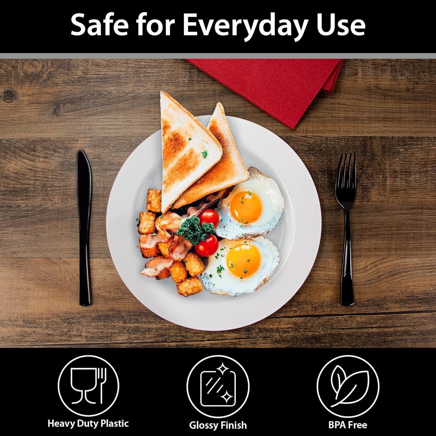 Lillian Tablesettings Premium Quality Heavyweight Plastic Plates China Like. Wedding and Party Dinnerware Plastic Plates 6.25 inc White/Pearl-Value Pack 40 Count