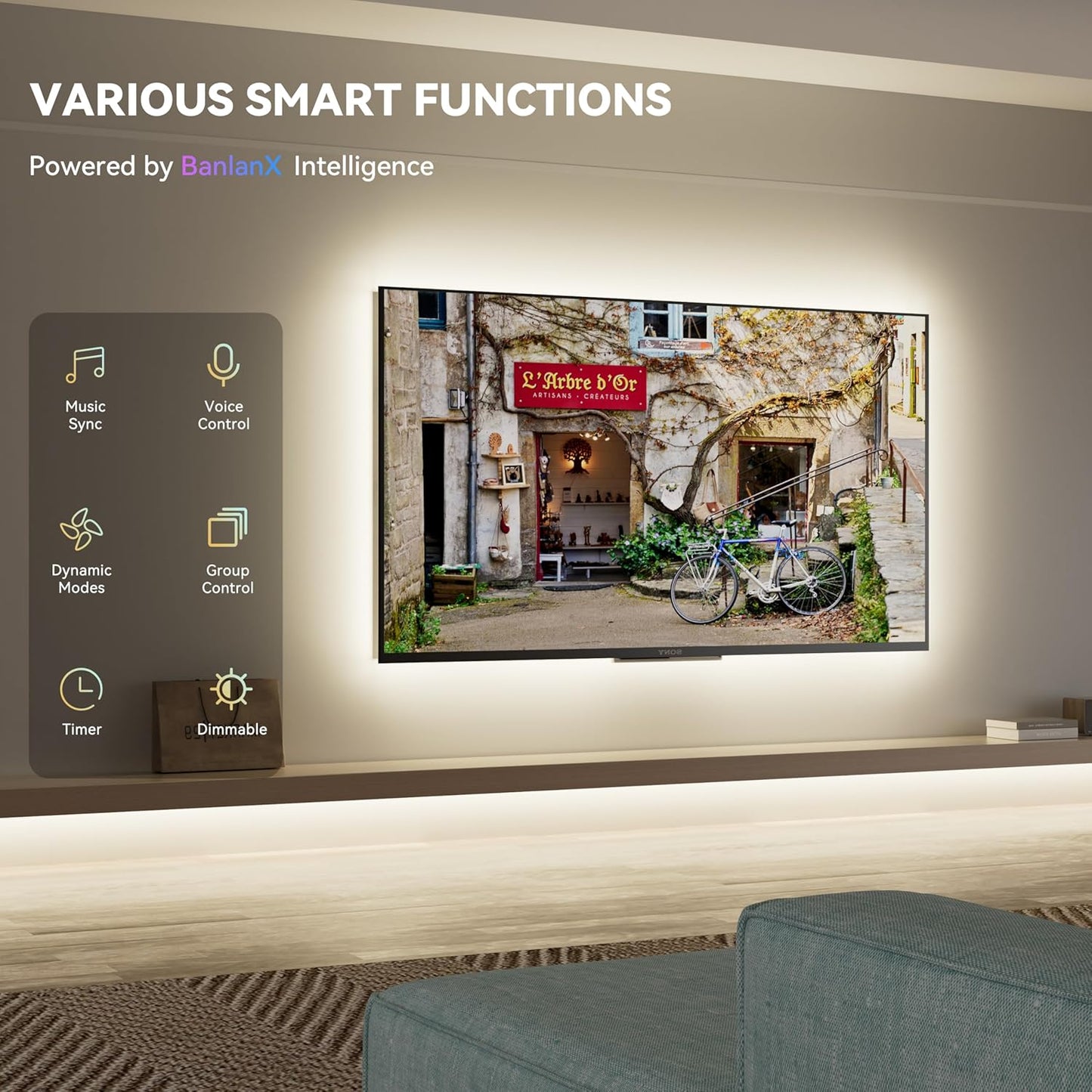 PAUTIX COB LED Strip Light 32.8ft/10m 4800LEDs Nature White 4000K,CRI93+ Super Bright High Lumen,Dimmable 24V Flexible LED Tape Light,Work with Alexa/Google Assistant,for Home&Office DIY Lighting