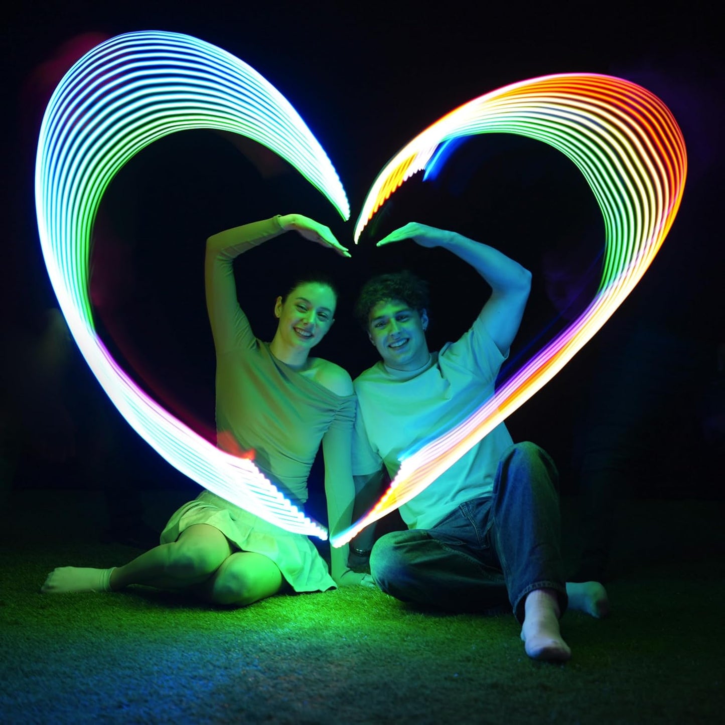 TOSY Flying Ring - 36 RGB Multicolor or 12 Monocolor LEDs, Super Bright, Lost Mode, Auto Light Up, Christmas Stocking Stuffers Gift for Kid/Teen/Boy/Girl, Safe, Waterproof, Pool/Beach/Camping Toy