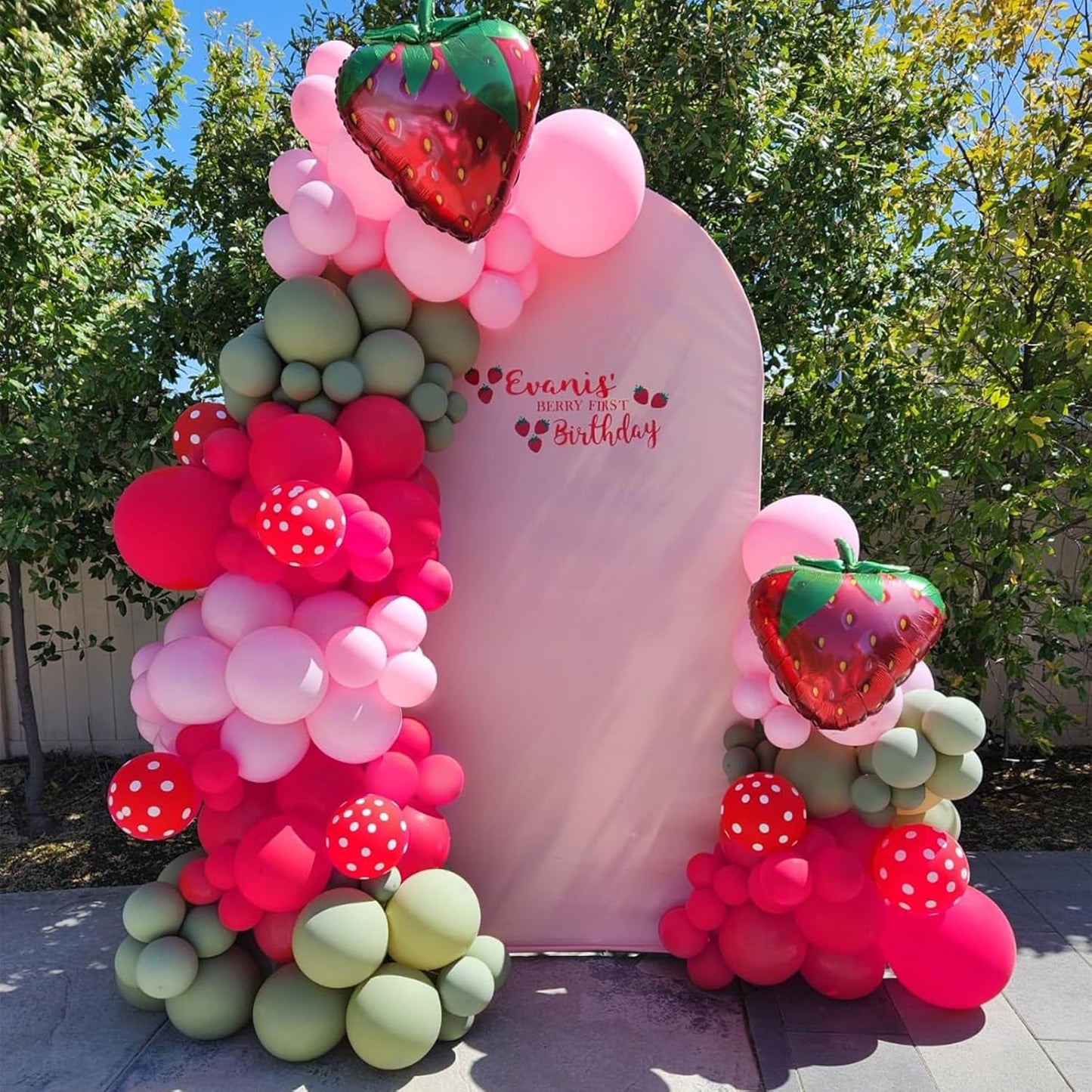 Hot Pink Balloons, 150 pcs Different Sizes Pack of 18 Inch 12 Inch 10 Inch 5 Inch Peach Pink Balloons for Balloon Garland Balloon Arch as Birthday Party Wedding Decorations