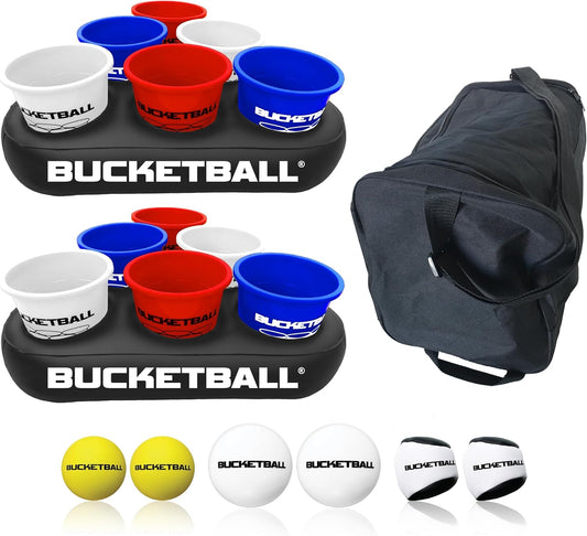 BucketBall | Original, Largest & Most Durable Brand | Supports USA Jobs | Ultimate Outdoor & Tailgate Game | Perfect for Beach, Pool, Lawn, Yard, Camping