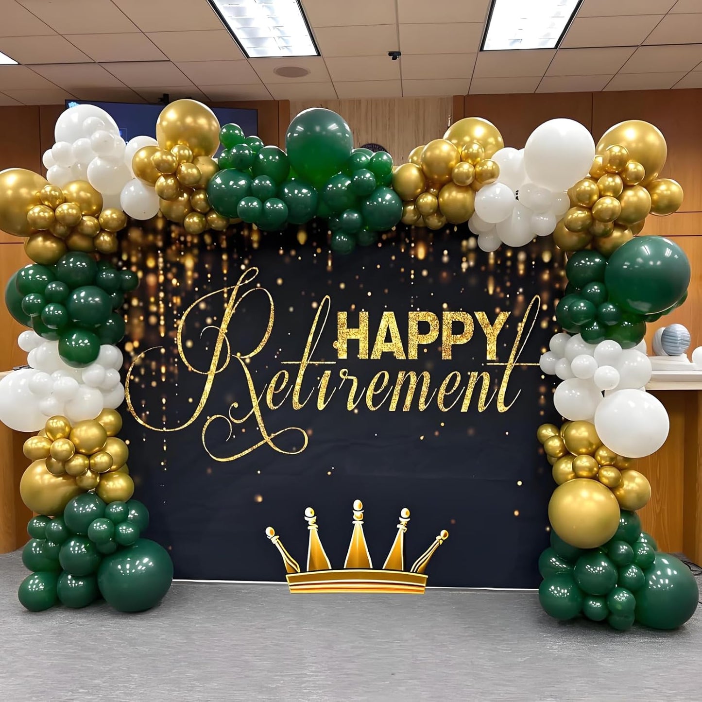 Dark Green Balloons, 150 pcs Different Sizes Pack of 18 Inch 12 Inch 10 Inch 5 Inch Hunter Emerald Forest Green Balloons for Balloon Garland Balloon Arch as Birthday Party Wedding Decorations