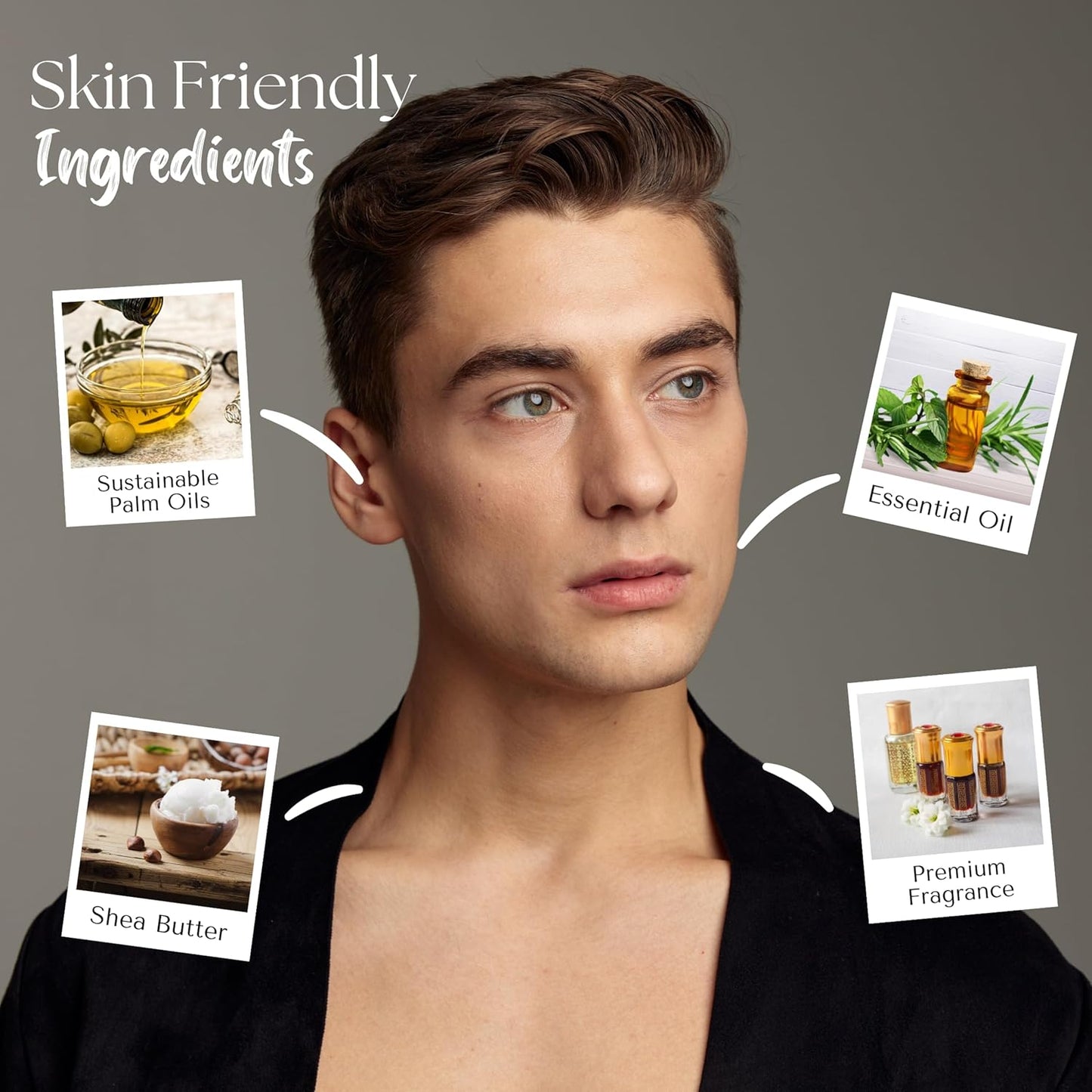 Wavertree & London Born To Drive Scented Natural Soap Bars (2 Bars), 7oz Moisturizing French Triple Milled Soap Bars enriched with shea butter - Pure Plant Oil Bath & Body Bars for All Skin Types