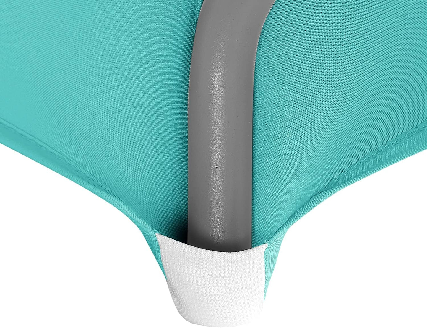 LZY Spandex Table Covers 6 Feet, Stretch/Fitted Table Covers for 6 Feet Folding Table, Rectangular Spandex Table Cloths for Wedding Party or Event (6FT-2PCS, Turquoise)