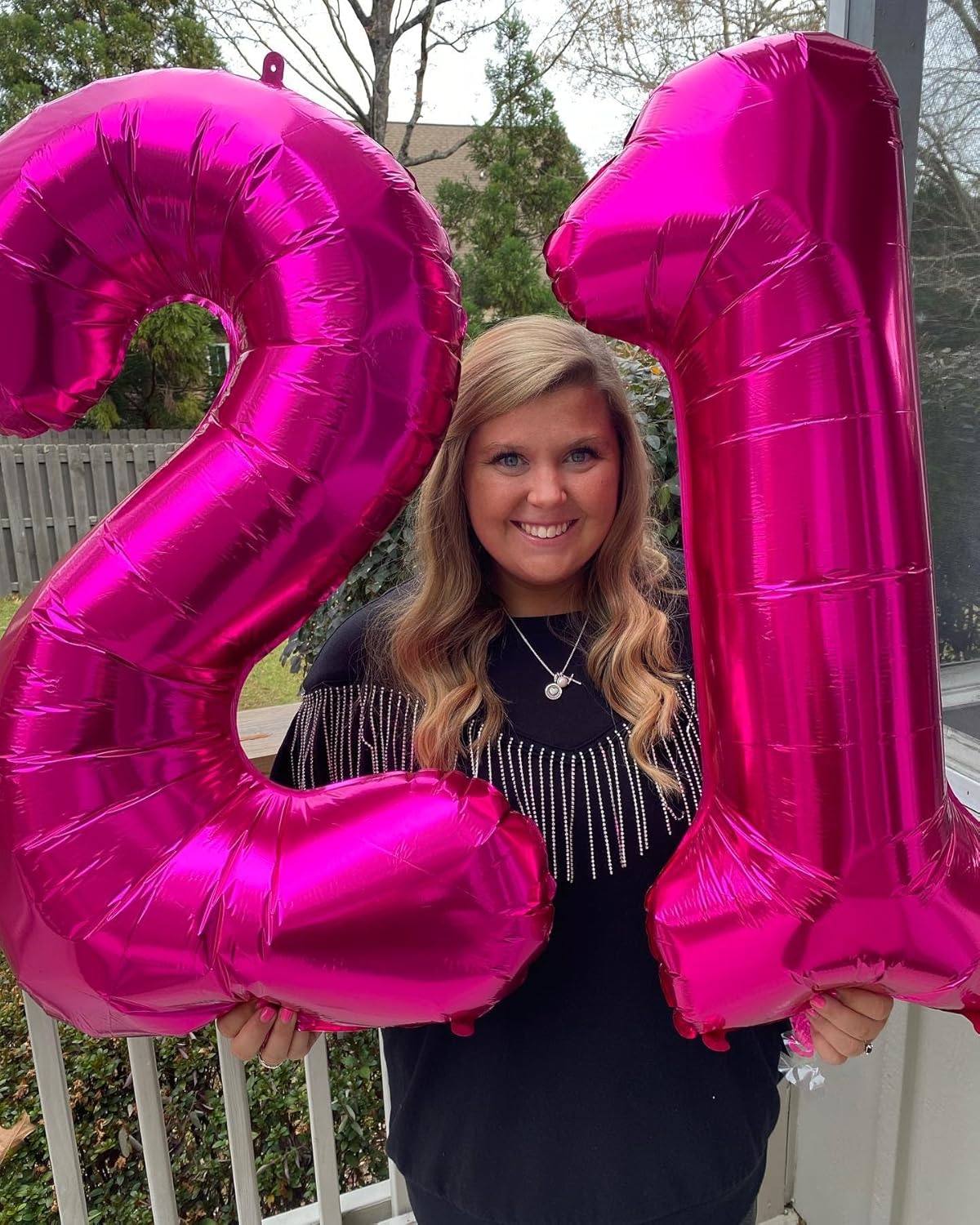 Hot Pink Number 30 Balloons 40 inch, 30 Number Balloons, 30th Birthday Decorations, 30 Year Old Women Hot Pink Party Supplies