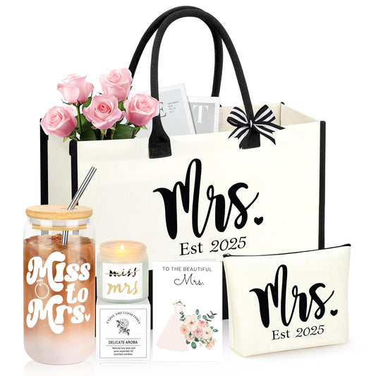 Bride Gifts for Bridal Shower 2025, Wedding Gifts for Bride to Be, Future Mrs, Engagement, Bachelorette Party Gift Set of 5