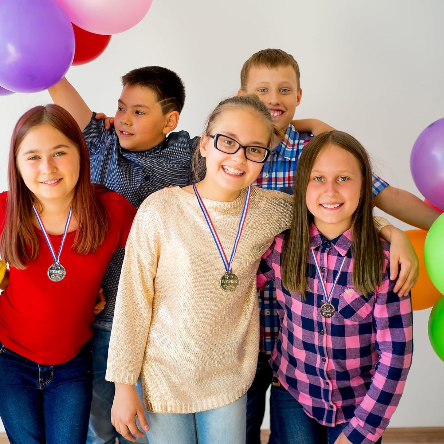 25 PCS Potato Sack Race Bags, Outdoor Games Sack Race Bags Set Includes 3-Legged Race Bands, Egg Spoon Relay Race, Plastic Medals, Carnival Outdoor Lawn Party Field Day Games for Adults & Family