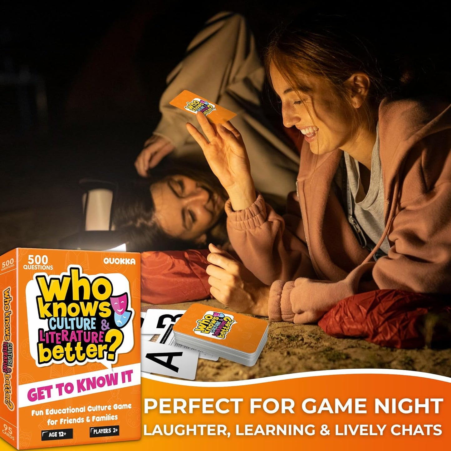 Board Games for Kids 8-12 and Family - Educational Card Game for Kids Age 12+ - Who Knows Culture and Literature Better? - 500+ Questions - Trivia for Family Game Night and Travel Fun